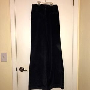 Anthropologie Navy Corduroy Pants Size 0